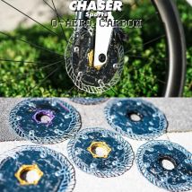 Chaser Bicicletta Mid-Lock Freno A Disco Rotore In Fibra di Carbonio Aerodinamico Giacca A Vento Bici Da Strada TT Freno A Disco Rotore 160MM 140MM