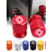 4Pcs Car Styling Aluminium Alloy Wheel Tire Valve Cover Caps For Renault RS Koleos Duster Megane 2 Logan Clio Auto Accessories