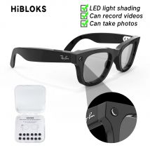 HIBLOKS Per Ray-Ban Meta Wayfarer RW4008/RW4006 Skyler RW4010 RW4009/RW4009F AI Smart Glasser Record Video Shading adesivo