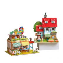 Paper 3D Puzzle DIY Handmade Assembled Building Model Educational Toys  Kindergarden Children's Prizes Gifts Educational Toys