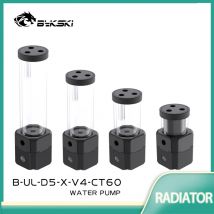 Bykski B-UL-D5-X-V4 D5 Wasserpumpe, maximaler Durchfluss, 4,5 Meter, 750 l/h, DC12 V, für PC-Zylinder, Wasserpumpe, PWM, automatische Geschwindigkeit