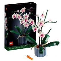 LEGO Building Blocks Orchid Bouquet Building Blocks Bonsai Plant Model Bricks Romantic DIY Home Toys Children's Gifts