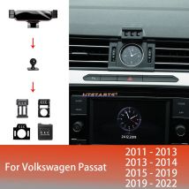 Auto Telefon Halter Mobile Halterung Ständer Für Volkswagen Passat B7 B8 B9 2011-2023 Einstellbare GPS Spezielle Navigation halterung