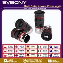 SVBONY 6/9/15/20mm Telescopio Oculare 1,25" 68 gradi UWA Set di oculari per telescopio astronomico