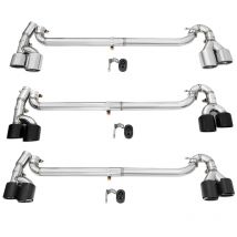 Stainless Steel Muffler Tip For BMW F25 X3 F26 X4 2011-2016 Rear Tailpipe Modified Dual To Quad Exhaust System Tail Throat