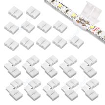10szt Bezlutowe złącze taśmy LED 2 4 5 pin 10mm 8mm Typ L/T Przedłużenie terminala bez zacisków do taśmy LED SMD 5050 2835