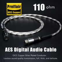 1PCS XLR Kabel 110Ohm xlr zu xlr Draht AES/EBU Digitale Optische Audio Koaxialkabel Interconnect xlr Stecker stecker