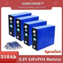 4 stücke 3,2 V 310ah 304ah 280ah 200ah 105ah Lifepo4 Batterie Lithium Eisen Phosphat Solarzelle 12V