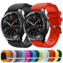 Pasek 20mm 22mm do zegarka Samsung Galaxy 5/6/4/3/46mm/active 2/Gear s3 Frontier/sportowa silikonowa bransoletka Huawei GT 4/3/2/2E pasek