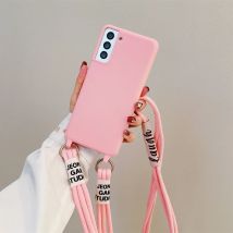 Lanyard Handyhülle für Samsung Galaxy S24 S23 FE S25 Ultra S22 S21 Plus A16 A06 A55 A35 A25 A15 A05 A05S Crossbody Soft Cover