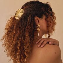 9,5 cm Legierung Shell Greifer Haar Klaue Für Frauen Elegante Goldene Haarnadel Haar Krabbe Französisch Urlaub Böhmen Haarnadel Klemmen headwear