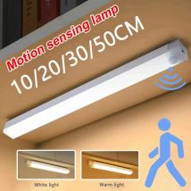 Luce con sensore di movimento a LED Luce notturna a LED senza fili Tipo C Luce ricaricabile per armadio Lampada per guardaroba Retroilluminazione per scale per cucina