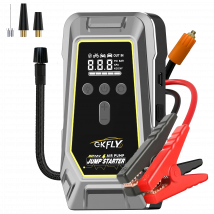 12V Car Jump Starter 150PSI Car Wireless Tire Inflator Pump Air Compressor 4000A Power Bank Potable Battery Starting Device