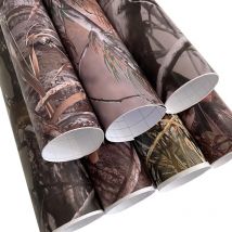 Premium Waterproof Camouflage Jungle Woodland Vinyl Wrap Roll DIY Self Adhesive Decal Sticker Air Release