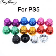 1 paar Aluminium Metall Analog Joystick thumb-Stick Grip Cap Für PS5 Controller Gamepad Rocker Caps Thumbstick Zubehör
