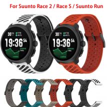 22mm Silicone Strap For Suunto RACE 2/RACE/Vertical Watch Band For Suunto 5/9 Peak Pro Wristband Sport  Bracelet Replacement