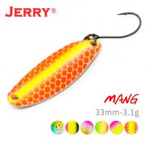 Jerry Mang Forellenbereich Angelköder Lrf Künstlicher Einzelhaken Wobbler Spinnköder 3,1 g Löffel für Forelle Bass Pesca Tackle