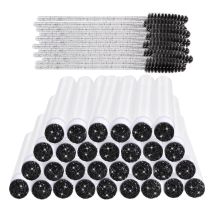 10/25Pcs Wimpern Pinsel Rohre Kristall Wimpern Verlängerung Mascara Pinsel Zauberstäbe Augenbraue Kamm Spoolies Container Applikatoren Werkzeuge
