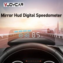 Vjoycar Spiegel projektor hud Head-up-Display Auto obd2 Gauge Windschutz scheibe Geschwindigkeit anzeige Über drehzahl Sicherheits alarm U/min Spannung