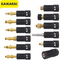 Adattatore connettore idropulitrice per collegare AR/Interskol/Lavor/Bosche/Huter/M22 lancia a Karcher adattatore femmina per pistola ad acqua