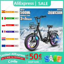 SAMEBIKE E-bike 500W Potente Motore 36V13AH Batteria Bici Elettrica Pieghevole In Lega di Alluminio