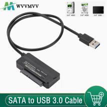 Sata do USB 3.0 kabel Adapter USB do SATA 3 kabel wsparcie 22 Pin 2.5 3.5 inche zewnętrzny dysk twardy dysk twardy SSD złącze komputerowe dopasowanie