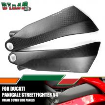 For DUCATI PANIGALE V4 V4S V4R Streetfighter V4/S 2018-2022 Carbon Fiber Accesosries Motorcycle Frame Covers Side Panel Fairing