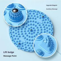 1PC Fußmassagematte, Shiatsu Board Relax Runde Übungsmatte Fitness Fußtraining Akupunktur Physiotherapie Massagezubehör