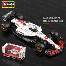 Bburago 1:43 F1 2025 Red Bull Racing RB21 Japan Station #1 Verstappen #22 Yuki Tsunoda Alloy Car Die Cast Model Toy Collectible