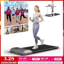 Tapis roulant da passeggio lungo con cintura Superun da 80 cm, 2,2 HP per la casa, tapis roulant portatile 2 in 1, a basso rumore per l'ufficio