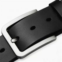 Neue Business Freizeit männer Legierung Platz Pin Schnalle Gürtel Männlich Berühmte Marke Luxus Designer PU Leder Jeans Gürtel für Männer