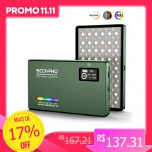 SOONPHO P10 LED RGB Video Light professionale CRI 97 illuminazione fotografica 2500K-8500K bicolore