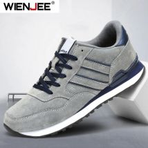 2025, künstliche Leder Männer Casual Schuhe Männlichen Frühjahr Männer Casual Licht Schuhe Turnschuhe Lac-up Wohnungen Atmungsaktive Freien Sapato
