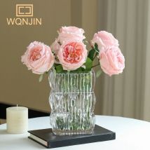 1 Stück, simulierte feuchtigkeit spendende und taktile Rose, Requisiten für Hochzeits schüsse, fort geschrittene Rosen simulations blume mit nassem Gefühl