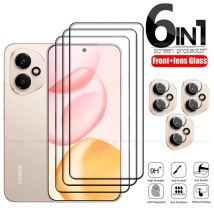 6 in 1 per Huawei Honor 400 vetro per Honor 400 vetro temperato protettivo 9H HD protezione schermo intero per Honor 400 lente in vetro