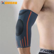 1 pz supporto per gomito elastico palestra sport gomitiere protezioni uomo assorbono il sudore sport gomitiere basket manica braccio gomito tutore