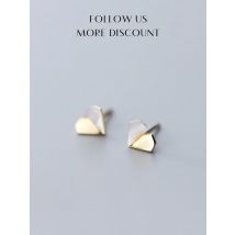 Modian Small Cute Opal Stud Earrings 925 Stelring Silver Gold Color Ear Studs For Women Grils Korean Wedding Statement Jewelry