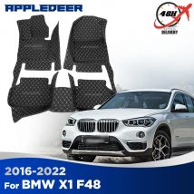 Dywaniki samochodowe do BMW X1 F48 2016-2022 2021 2020 2019 2018 2017, niestandardowe nakładki na nogi, dywaniki samochodowe, akcesoria do wnętrza