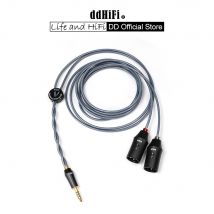 DD ddHiFi BC44XLR cavo di segnale di schermatura a 3pin bilanciato a XLR da 4.4mm, collegamento del lettore musicale all'amplificatore o all'altoparlante attivo