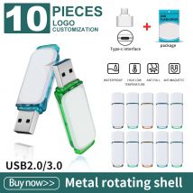 Zsuit 10pcs/lot 64GB USB Flash Drive 4GB 8G 16GB Pen drive 32GB Flash U disk Pen Drive 3.0/2.0 USB 64GB Memoria Stick Pendrive