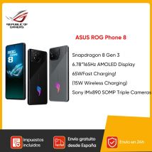 Asus rog Telefon 8 5g Smartphone Snapdragon 8 gen 3 Gaming-Telefon 6.78 ''165hz amoled Bildschirm