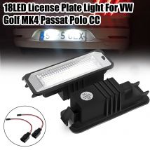 12V Oświetlenie tablicy rejestracyjnej LED do VW Golf 4 5 6 MK4 MK5 Passat CC Polo Volkswagen Skoda