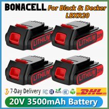 Per Black & Decker LBXR20 20V Batteria 3500mAh Batteria di ricambio al litio LB20 LBX20 LB2X4020-OPE LST220 Li-Ion Batteria per utensili elettrici