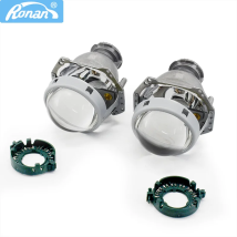 RONAN Upgrade 3,0 Bi-Xenon Linsen Scheinwerfer Blau Film für Hella 3R G5 Black Edition Retrofit D1S D2H D3S d4S D2S Auto Motorrad