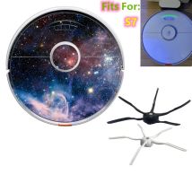 Roboter Staubsauger Seite Pinsel Aufkleber Film passt für Roborock S7 Robotic Staubsauger Pinsel Teile Zubehör