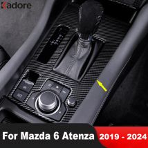 Für Mazda 6 Atenza 2019 2020 2021 2022 2023 2024 Carbon Auto Mittel konsole Schalt kasten verkleidung Verkleidung Innen zubehör