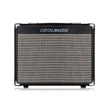 COOLMUSIC UNIQUE-50 Elektronischer Gitarrenverstärker, 50-Watt-Verstärker, Lautsprecher für Musikinstrumente, kompakt, tragbar, integriertes Reverb