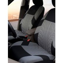 Universal Car Seat Covers Full Set Front Split Rear Bench For Car Universal Cloth SUV Sedan Van Automotive Interior Covers