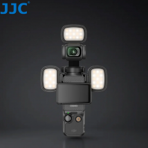 JJC Osmo Pocket 3 Mini Led Light Magnetic Fill Light Video Selfie Light For DJI Osmo Pocket 3 Rechargeable Auxiliary Lighting