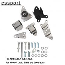 Engine Swap Mount Kit Fit For Honda Civic Si 02-06 Acura RSX Motor Engine Mounts K20 DC5 EP3 EM-1005-S